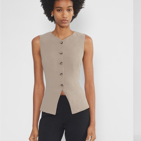 Aritzia Tan Vest - Picture 1 of 4